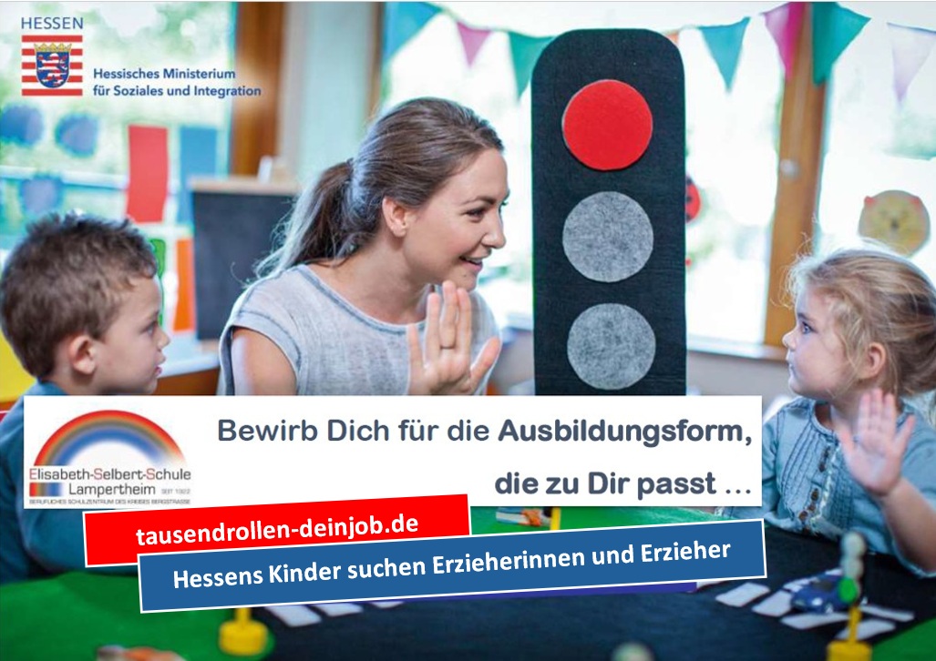 Noch freie Plätze für die Ausbildung zum Erzieher/zur Erzieherin